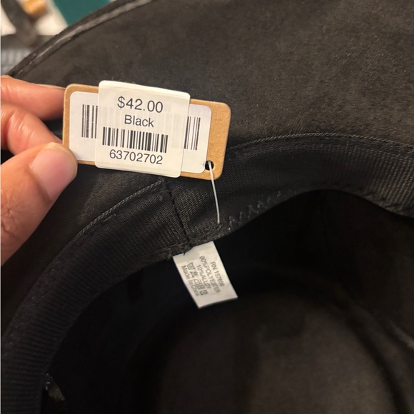 Black Suede Western Hat